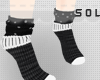 !S_Kawaii black socks 