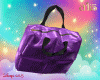 Purple Puffer Bag LH