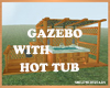 gazebo with hot tub