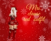 Mrs.claus RED FULL FIT