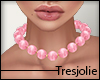 tj:. Pink Jade Necklace