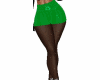 Green Skirt & Stockings