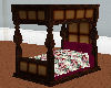 Antiqued Canopy Bed