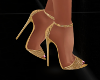 Gold Shimmer Heels