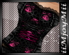 J1 Pink Skull Corset