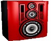 Red Speaker Animated