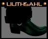 LS~Green Cowboy Boots