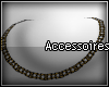 A- Necklace Gold Black
