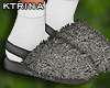 KT♛Fluffy Slides Grey