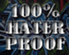 100% Hater Proof Flag