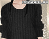 *MD*Skirt&Sweater Black