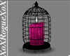 Caged Candle Pink Glit