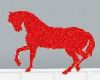 PA-horse red anim glit