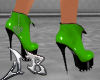JB Lime Spiked Boots
