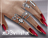 ✘Dollys Red Nails+Rgs