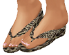 ~NT~Flat Sandals Leopard