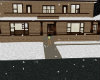 Brown Snowy Home