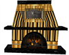 Golden Fireplace