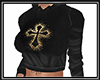 Black Cross Hoodie