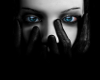 Goth Lady Blue eyes
