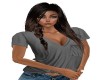 GRAY POCKET TEE