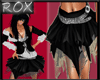 [ro]cute black skirt