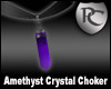 Amethyst Crystal Choker