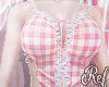 🤍 Plaid Maid Pink