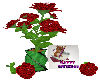 B-day Flowers Red/Card