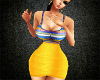 XXL Gold Skirt Aztec Top