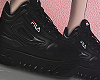 F' Black FILA Shoes