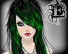 DCUK BlkGrn Kylie hair