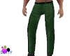 Green suit pants
