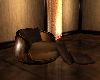brown cuddle chair