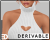 DRV Heart Sweater Skirt