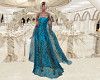 Dama Gala Aqua Gown