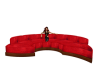 Red Club Couch