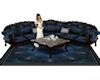 'Royal Blue Couch Set
