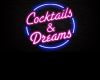 cocktals+dreams neon