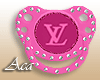 VL Hot Pink Pacifier