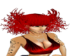 wild red hot hair