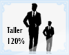 Taller Scaler by 120%