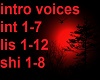 Different Voice Intros