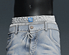 shoelace jean light blue