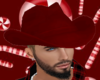 XMAS RED COWBOY HAT