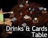 Drinks & Cards Table