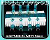 blue WEDDING PARTY TABLE