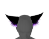 Black/Purple fox ears