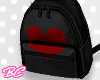 ♥Blk Heart backpack