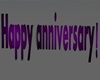 Happy Anniversery sign